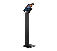 Locking Floor Stand - CTA Premium Locking Floor Stand Kiosk | Lock and key Security for iPad 10th Gen 10.9"| iPad 10.2" 7/8/9 Gen | iPad Gen 6 | Galaxy Tab S3 9.7" & 7-14" Tablets - Black (PAD-PARAFU)