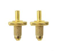 Locking Guitar Bridge Studs Anchors for LP Electric Guitar Tune-O-Matic Fit, 4mm Mount Diameter, Iron Build, 2 pcs in Silver/Black/Gold(GOLD)