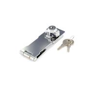 Locking Hasp Cylinder Action Securit Silver One Size