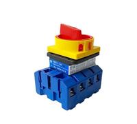 Locking Isolator Switch with Padlock Panel 100A 4 Poles 2 Position On-Off Changeover Rotary Cam Switches YMD11-100A/4P