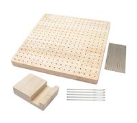 Locking Mats for Crochet, 23 x 23 cm, Accessories for Crochet, Shaping Board for Knitting, Suitable for Beginners and Enthusiasts, as well as Wife, Mother, Grandmother Crocheting