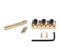 Locking Nut and String Tension Bars String Retainers for Floyd Rose tremolo Guitar Bridge - Gold