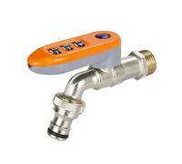 Locking - Outdoor Faucet Lock Combination | Garden Hose Bib | L0CK Outdoor Irrigation Valve with Code | Water Valve Device