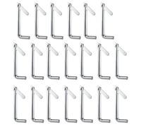 Locking Pivot, Steel Press Studs | Pack of 20 Locking Pins for Residential Building Railings, Outdoor Shelves, Contractors, Construction Industry, Trade