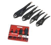 Locking Plier Set 4Pc Grip Wrench Set Vice Pliers Locking Lock Mole Grips Ct0980