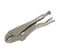 Locking Pliers 215mm Curved Jaw - Sealey S0487 New