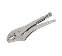 Locking Pliers Curved Jaws 230mm 0-45mm Capacity - Sealey AK6821 New
