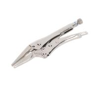 Locking Pliers Long Nose 170mm 0-50mm Capacity - Sealey AK6824 New