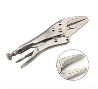 Locking Pliers Mole Grips Mini Adjustable Long Nose Self Lock Pliers for Gripping Twisting Holding Small Components (7")