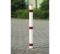 Locking Post Aluminium Round Diameter 76 mm Removable from Floor Bracket with Triangular Fire Brigade