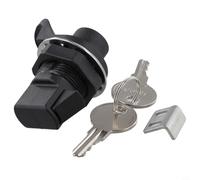 Locking Push Button Latch for Marine Boat Box, Tool Box & Motorcycle Glove Box - Plastic and Metal Construction, Compact Secure Door