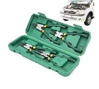 Locking Ring Clamp Pliers - Professional Ring Holder Set, Adjustable Internal External Pliers, High Strength Spring Tool for Automotive Industry, Versatile Industrial Hand Grip Device | Mechanic