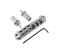 Locking Roller Tunematic Bridge, 2" String Spacing, With Hardware - CHROME