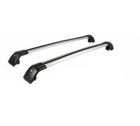 Locking Roof Bars Cross Bar Ajustable For Lincoln For Aviator 2020-2024 Roof Rail Rack Lockable Cargo Bars 2PCS(Black Silver)