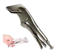 Locking Sheet Metal Clamp |Locking Pliers, Adjustable Flat Head Sheet Metal Pliers, 8 inch Carbon Steel Duckbill Clamps for Welding Jig Hand Tool