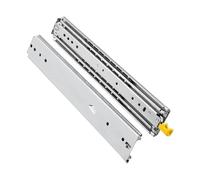 Locking Slides Bearing 500LBS Heavy Duty Drawer Slide 3-Fold Ball Industrial 76mm Width(20 Inch)