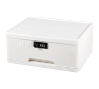 Locking Storage Container, Medication Lockable Container for Refrigerator Lockable Box Organizer Box with Code Food Safe Locking Boxs for Kitchen Home Medicine, Food, Phone, Office Documents Safety