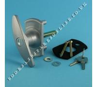 Locking T Handle 76mm Shaft (Garage Door Spare Parts) to Suit Henderson Doors