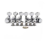 Locking Telecaster Tuners - 6-in-Line Electric Guitar Tuning Machines with Gear Ratio & String Retention