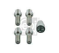 febi bilstein 27056 Wheel Bolt Kit lockable, pack of one, silber