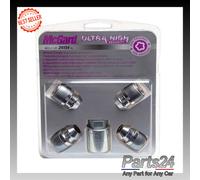 Locking Wheel Bolts - Ultra High Security - Set of 4 & Key - MCGARD 24154SL New