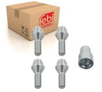 febi bilstein 27049 Wheel Bolt Kit lockable, pack of one, silver