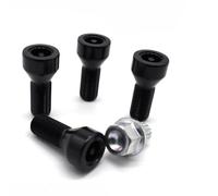 Locking Wheel Nuts Compatible With BMW For 128i 135i 2008-2012 318i 1991-1998 Car Locking Wheel Bolts Lug Nuts Set 36136786419 M12x1.5