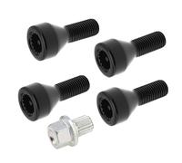 Locking Wheel Nuts Compatible With Mini For Cooper M6 For M5 M3 5pcs M12x1.5mm Car Lock Set Stud Lug Nuts Bolts Alloy Wheel Fasteners
