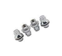Locking Wheel Nuts Compatible With Toyota 4pcs M12 * 1.5 Car Wheel Screw Bolt Lock Nut Flat Head Nut Wheel Hub Nut