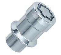 25167SU Wheel Lock Nuts SU + screw-on caps M14 x 1,5, radius seat, Overall length 22,7 mm, Hex size 19mm