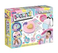 Lockitz Bag Charms Kit: Arts and Crafts Fashion Jewellery Maker, Create Cute Bag Charms, Includes Zoom Beads with Secret Messages to find Inside | for Kids Age 6+