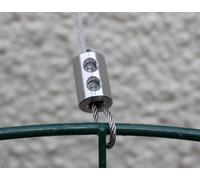 Lockless security bike hanging basket luggage anti theft cable. Marine grade, weather proof. Adjustable anti-lost cable