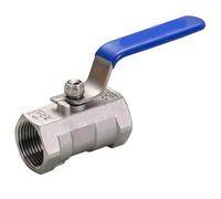 LOCKLGFMCZ 201/304/316 Stainless Steel Reducer Port 1-Piece Ball Valve DN8/DN10/DN15/DN20/DN25 1/2" BSPP Female Water Gas Oil 16 Bar 0-80 C Válvula de bola roscada.(316,DN25)