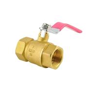 LOCKLGFMCZ 2Pcs Heavy Duty 216 Ball Valve 104, Engineering Special Thickened Large Diameter Internal Threaded Brass V Válvula de bola roscada.