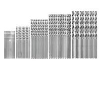 LOCKLGFMCZ 50Pcs Multi Function Metal Drills Power Tools Woodwor Titanium Coated Cobalt Drill Bits HSS High Speed Steel Set Tool drill bit(Silver)
