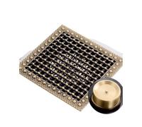 LOCKLGFMCZ Antique Anti Odor Floor Drain 15 * 15cm Outdoor Balcony Bathroom Cover Insect Solid Brass Drains Large Drainage Bathroom Drain