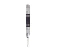 LOCKLGFMCZ Automatic Centre Punch General Woodworking Metal Drill Adjustable Spring Loaded Hand Tools for Wood Glass drill bit(Silverblack)