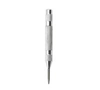 LOCKLGFMCZ Automatic Centre Punch General Woodworking Metal Drill Adjustable Spring Loaded Hand Tools drill bit(Silver)