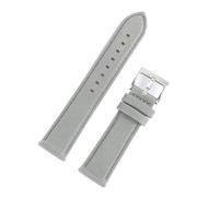LOCKLGFMCZ Canvas Genuine Leather Watch Strap With Inserts 20/22mm Nylon-edged With Quick-release Buckle Open-ended Lugs Replacement Straps In Multiple Sizes(A4,22mm)
