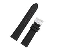 LOCKLGFMCZ Canvas Genuine Leather Watch Strap With Inserts 20/22mm Nylon-edged With Quick-release Buckle Open-ended Lugs Replacement Straps In Multiple Sizes(A7,22mm)