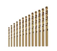 LOCKLGFMCZ Cobalt High Speed Steel Twist Drill Bit Titanium drilling 6542 Stainless Tool Set Metal drill bit(13 pcs M35)