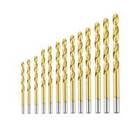 LOCKLGFMCZ Cobalt High Speed Steel Twist Drill Bit Titanium drilling 6542 Stainless Tool Set Metal drill bit(13 pcs Cobalt)