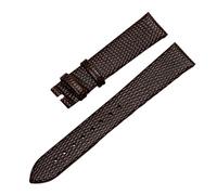 LOCKLGFMCZ Ultra-Thin Genuine Leather Strap with Lizard-Print Top-Grain Calfskin, Waterproof, Suitable for Men’s and Women’s Watches(A2)