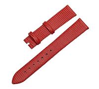 LOCKLGFMCZ Ultra-Thin Genuine Leather Strap with Lizard-Print Top-Grain Calfskin, Waterproof, Suitable for Men’s and Women’s Watches(A4)