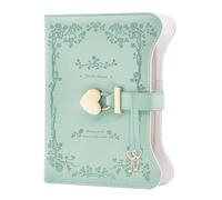 LockMate PU Notebook - B6 Leather Hardcover Journal, 360 Page Function | Secret Diary with Lock and Key Cute Organizer for Women Girls Personal Writing Daily Notes