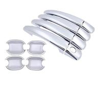 LOCKMEIHUA Car Exterior Door Handle Cover for C&itroen for C3 Mk2 2010~2016 Chrome Door Handle Cover Car Accessories Stickers Trim Set (Handle Bowl 4 Door)