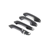 LOCKMEIHUA Car Exterior Door Handle Cover for K&ia for Seltos 2021 Car Door Handle Cover Exterior Chromium Trim Sticker Auto Decoration Car-Styling Accessories Parts (Carbon)