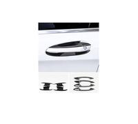 LOCKMEIHUA Car Exterior Door Handle Cover for M&ercedes for B&ENZ A GLA CLA Class W176 X156 C117 Coupe W117 Car Exterior Accessories Car Door Handle+Door Bowl Cover Trim Frame (C-Half-Mount)