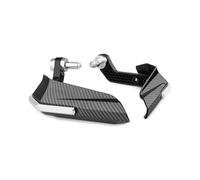 LOCKMEIHUA for Y&amaha for FZ6 for FAZER Motocycle Handlebar Grips Brake Clutch Levers Guard Handguard Shield Protector Accessories Motorcycle Hand Guards(Silver)