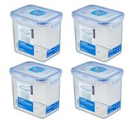 Locknlock Classic Clear Rectangular Plastic Reusable Airtight Food Storage Container 850Ml